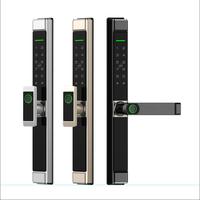 Serrure de porte intelligente étanche, fine, à empreinte digitale, en alliage de zinc, Tuya Wifi TTlock, entrée sans clé, serrure de porte électronique pour la maison