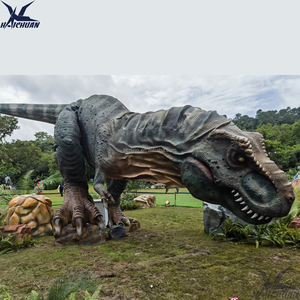 نموذج ديناصور كبير متحرك تي ريكس-12 متر بالحجم الطبيعي تمثال حديقة جوراسيك للبيع - Product Image 4