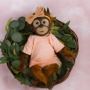 Lifereborn 18 ''réaliste réaliste <span class=keywords><strong>Reborn</strong></span> <span class=keywords><strong>singe</strong></span> poupées Silicone vinyle Bebe <span class=keywords><strong>singe</strong></span> jouets jouant des poupées pour enfants cadeaux - Product Image 3