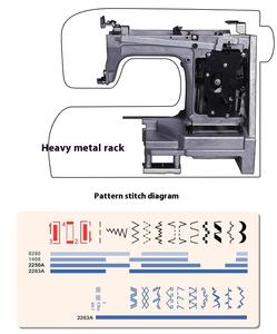 Machine <span class=keywords><strong>à</strong></span> Coudre Électrique Domestique Multifonction SINGER 1409 - Product Image 2
