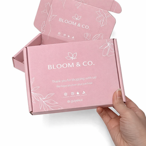 Caja de Envío para Crema de Ojos con Tira Desprendible, Cajas de Embalaje para Comercio Electrónico, Cartón E Flute, Logotipo Personalizado - Product Image 6