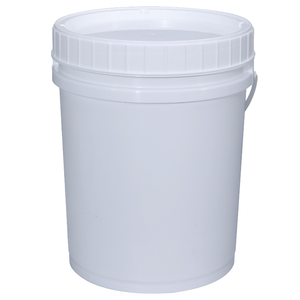 Seau en plastique recyclable carré de 20 L avec couvercle à vis manuel pour l'emballage de peinture, fûts, seaux et barils - Product Image 2