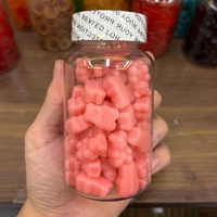 Fabrication OEM/ODM sur mesure : Gummies en bouteille nue, framboise, personnalisables avec votre logo, en forme d'ours, créatine, vinaigre de cidre, blanc