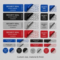 Étiquettes de sécurité VOID anti-effraction personnalisées, faible MOQ, autocollantes pour l'étiquetage des produits et des emballages