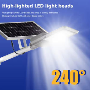 Focos Solares para Exteriores de 100w/200w/300w/400w/<span class=keywords><strong>500w</strong></span>, IP65 Impermeables, de Alta Potencia, Alimentados por Energía Solar, Farolas Solares Divididas para Jardín - Product Image 5