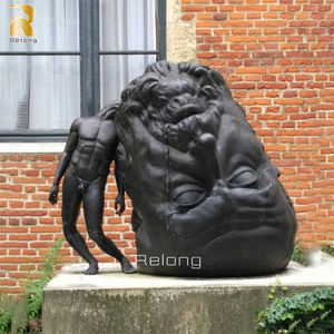 <span class=keywords><strong>Escultura</strong></span> <span class=keywords><strong>de</strong></span> Bronce Personalizada <span class=keywords><strong>de</strong></span> una Obra <span class=keywords><strong>de</strong></span> Arte Famosa, Estatua <span class=keywords><strong>de</strong></span> Hombre Desnudo con Cabeza Grande <span class=keywords><strong>de</strong></span> Thomas Lerooy - Product Image 2