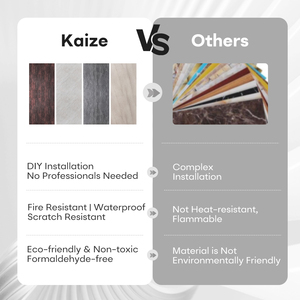 Panneaux muraux décoratifs en <span class=keywords><strong>PVC</strong></span> KAIZEIN, plafonds intégrés, texture marbre, panneau mural en <span class=keywords><strong>PVC</strong></span> imperméable - Product Image 3