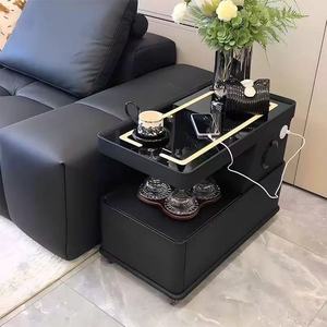 Smart Mobile Stone Coffee <strong>Table</strong> <strong>Sofa</strong> <strong>Side</strong> Cabinet Modern Simple Light Luxury Living Room Furniture Balcony Bedside <strong>Table</strong> - Product Image 3