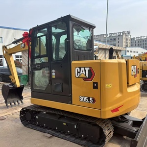 รถขุดมือสอง Cat305.5e ขนาด 5.5 ตัน ราคาถูก cat 305.5 305.5E CAT 306 306D 306E2 306E รถขุดไฮดรอลิกแบบตีนตะขาบแท้ - Product Image 2