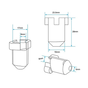 Funda de silicona Creality para K1C K1 Max Ender 3 V3, cubierta calefactora de 23,5mm x 28mm, accesorio para impresora 3D - Product Image 1