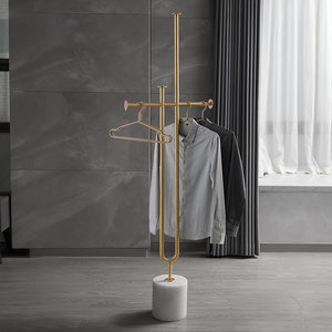 Perchero de pie estándar de cobre, duradero y versátil para el hogar, dormitorio, sala de estar, esquina interior - Product Image 1