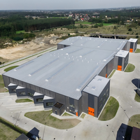 Estructura de Acero Ligero Prefabricada Estándar GB Almacén de Montaje Rápido Edificio Metálico Garaje con Panel Sándwich para Pared y Techo