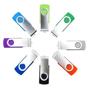 Memoria USB Giratoria Personalizada con Logotipo, Pendrive Metálico 2.0 y 3.0, Regalo Promocional al por Mayor, de 128MB a 256GB - Product Image 1