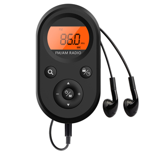 <span class=keywords><strong>Radio</strong></span> portable de poche AM/<span class=keywords><strong>FM</strong></span> rechargeable avec fonction <span class=keywords><strong>radio</strong></span> Internet - Product Image 1