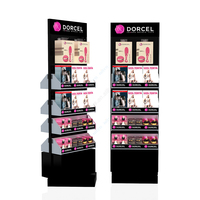 Présentoir amovible présentoir de magasin de beauté personnalisé présentoirs masque facial étagères de vente au détail préservatif produits pour adultes stands