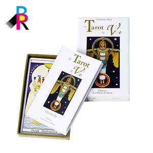 Venta al por mayor de cartas de <span class=keywords><strong>tarot</strong></span> originales personalizadas OEM impresión cartas de <span class=keywords><strong>tarot</strong></span> personalizadas con guía - Product Image 5