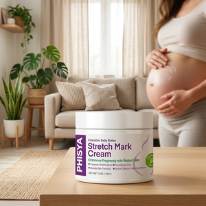 Crème anti-vergetures et cicatrices sans parabènes pour la prévention des vergetures de grossesse, atténue les vergetures de grossesse - Product Image 1