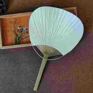 High Quality Hand-Held Bamboo Paper Round Hand Fans for Personal Use Weddings and Events and Souvenir - Product Image 1