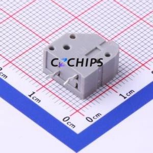 JL250A-25002E01 Spring Terminal Block Through hole Component (THT),P=2.5mm Connector 1x2P 2.5mm Gray Through Hole - Product Image 2