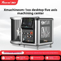 Centre d'usinage CNC à cinq axes de bureau Xmachine XM100, fraiseuse compacte pour artisans, Xhorse 3D