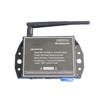 Boîtier Émetteur Sans Fil DMX512 2.4G Équipement de Scène Contrôleur DMX Récepteur Gradateur