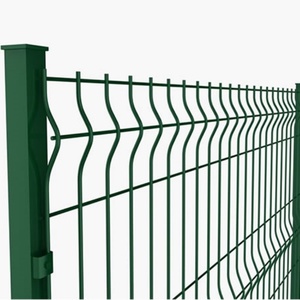 Panneau de clôture de jardin en treillis soudé 3D en V, galvanisé à chaud en PVC, anti-escalade, revêtement poudré, pour villas résidentielles et écoles - Product Image 4
