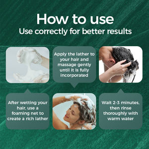 Joynna Platycladi Bamboo <span class=keywords><strong>Glam</strong></span> Nuts Paquete de montaje Triángulo Caja Cuero cabelludo Polygonum Multiflorum Barra de champú - Product Image 3