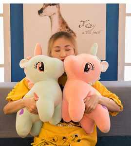 OEM/ODM Kawaii Sang Trọng Gối Hot Bán Phim Hoạt Hình Đồ Chơi Cho Trẻ Em Unicorn Sang Trọng Gối Sang Trọng Đồ Chơi Dễ Thương Hình Dạng Động Vật Đệm - Product Image 4