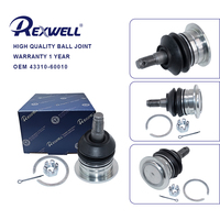 REXWELL 43310-60010 Rotule supérieure avant gauche/droite pour suspension automobile Toyota Land Cruiser Prado J120 Pièces de rechange en gros