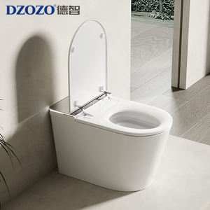 S027 Inodoro <span class=keywords><strong>Con</strong></span> Sensor Baño Inodoro Asiento de inodoro <span class=keywords><strong>con</strong></span> calefacción inteligente Cerámica S Trap Siphonic Inodoro portátil de lujo - Product Image 4
