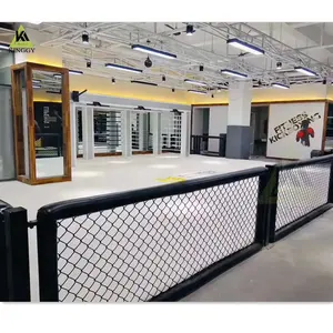 KINGGY Quality Grantee MMA Cage Wall Panel Gym MMA Fight Cage Steel Fence Wall for Boxing and Wrestling Training