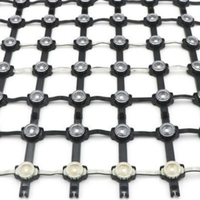 Maille de pixels LED RGB P100mm pour la décoration murale et de plafond