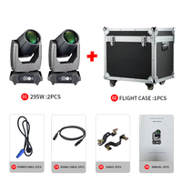 Projecteur à tête mobile LED RGBW MZX 295W avec 17 motifs, contrôle DMX512 et CRI 95 pour scène, événement, discothèque, fête