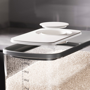 <b>Rice</b> Storage <b>Container</b> 10kg Airtight Insect Proof Moisture Proof Kitchen Cabinet <b>Rice</b> Bin - Product Image 4