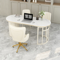 Bureau de travail moderne de style nordique, mobilier de luxe pour studio de cinéma, boutique de mariages, consultation, réception, salon de beauté, hôpital, ordinateur