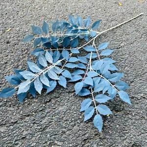 Yopin-2258 daun <span class=keywords><strong>Linden</strong></span> sentuhan asli sutra buatan untuk dekorasi pernikahan - Product Image 5