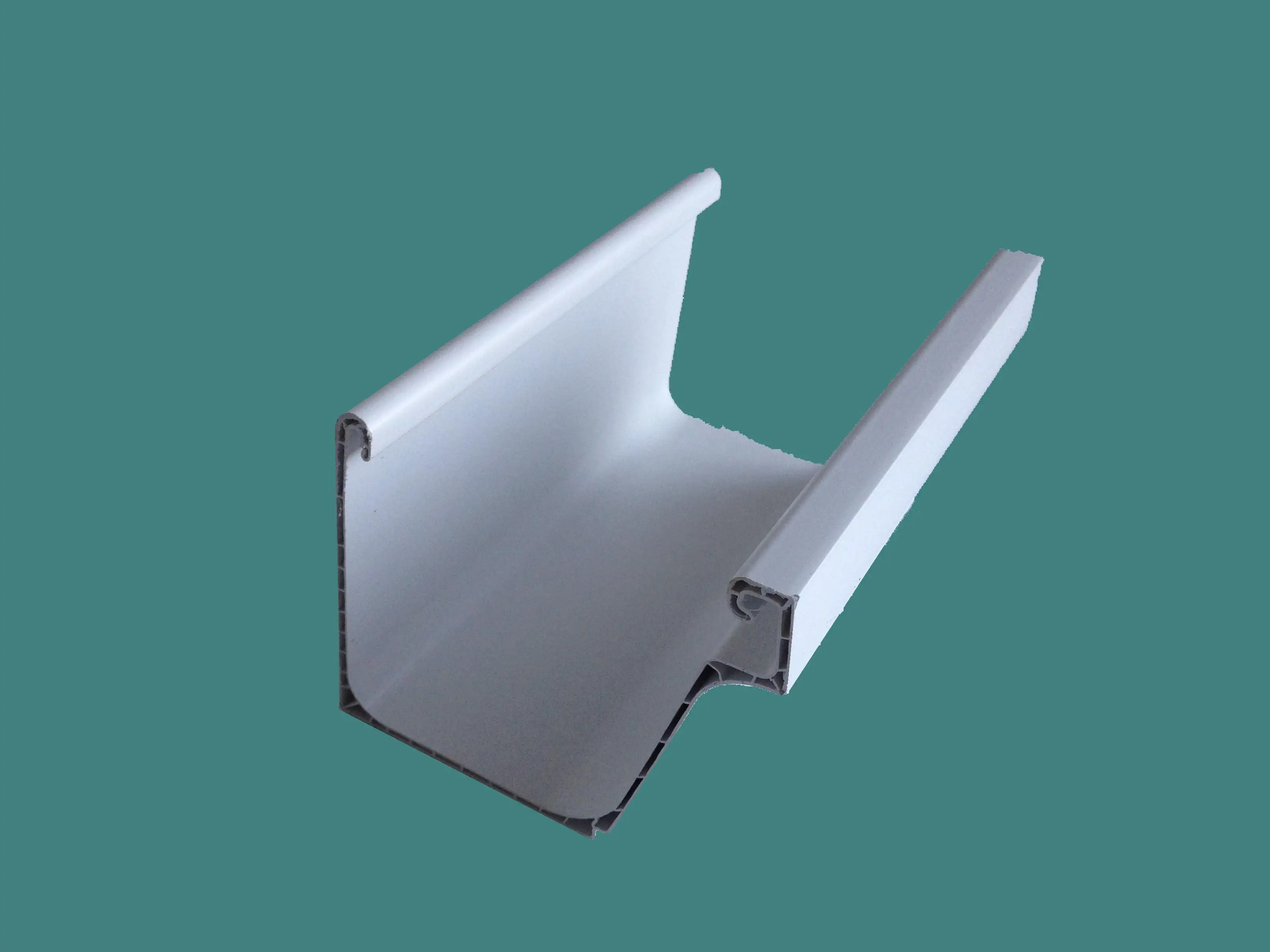 Rigid PVC Roof Gutter Plastic Rain Water Gutter