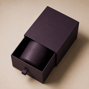 AIKUN - Vente en gros - Prix d'usine OEM - Fabrication artisanale - Cire de soja - Approvisionnement en vrac - Bougie parfumée en céramique moderne pour hôtels - Product Image 3