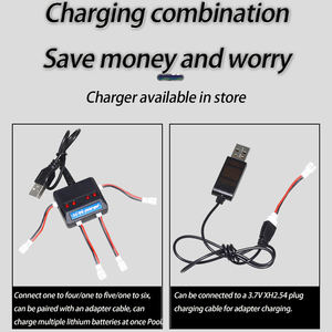 공장 XH2.54 수컷 플러그 PH2.0 암컷 플러그 RC 헬리콥터 드론 배터리 충전기 어댑터 케이블 커넥터 세트 - Product Image 5