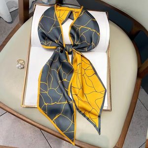 <strong>2025</strong> Elegant Luxury <strong>Headband</strong> <strong>for</strong> Amazon <strong>Women's</strong> Fashion Polyester Scarf Digital Printing Letter Summer Tie Bow <strong>for</strong> Shawls