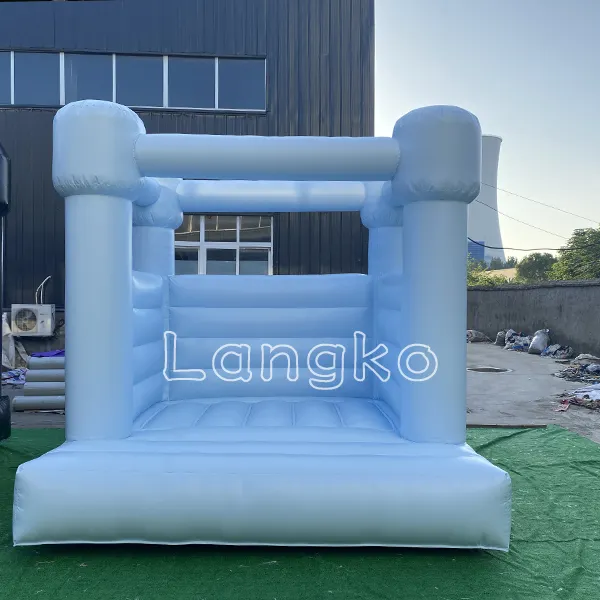 white blue toddler bounce house inflatable bounce house 10x10 ready to ship