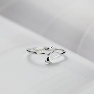 Coeur d'<span class=keywords><strong>amour</strong></span> solide 12 <span class=keywords><strong>Horoscope</strong></span> en argent Sterling 925 signe du zodiaque bague ouverte pour femmes - Product Image 3