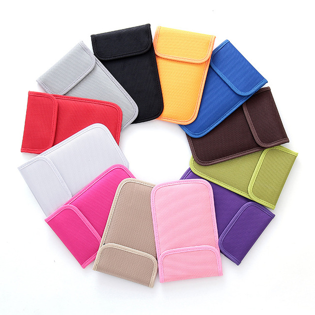 RFID Signal Blocking Bag Shielding Pouch Wallet Case for Cell Phone and Car Key Privacy Protection