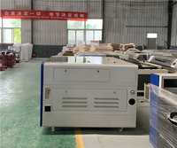 Machine de gravure laser CO2 à double tête 1390 pour cristal de papier en bois avec prise en charge du format graphique LAS et DST