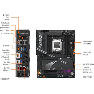 <span class=keywords><strong>GIGABYTE</strong></span> X870 AORUS ELITE WIFI7 <span class=keywords><strong>AM5</strong></span> LGA 1718, ATX, DDR5, 4x M.2, PCIe 5,0, USB4, Wi-Fi 7, 2.5GbE LAN, EZ-Latch - Product Image 5