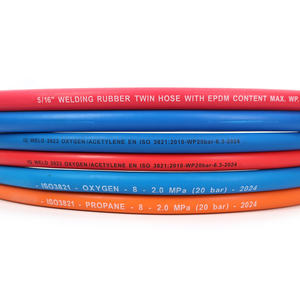 <span class=keywords><strong>สาย</strong></span>ยางเชื่อมคู่แบบสองสีสำหรับออกซิเจนอะเซทิลีน 300PSI อุปกรณ์แก๊สสำหรับตัดและเชื่อม - Product Image 2