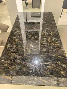 Modern Luxury Rectangular <b>Dining</b> <b>Table</b> Italian Design High Gloss Natural Luxury Marble <b>Top</b> <b>Dining</b> Room Furniture - Product Image 6