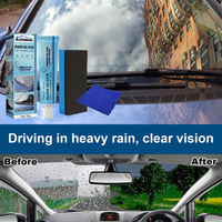 1pcs Universal Car Glass Polishing Degreaser Cleaner Oil Film Clean Polish Paste For Home Bathroom Window