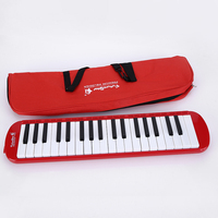 Portable 37-Key Melodica Piano Students Feifan/Futurestar FF-37K ABS Plastic Soft Bag Blow Musical Instrument Accessories Made