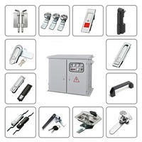 Serrure électrique de coffret Hengsheng MS606 à bouton-poussoir pour boîtier de distribution à compression